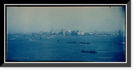 Historic Framed Print, New York from the Statue of Liberty - 2,  17-7/8" x 21-7/8"