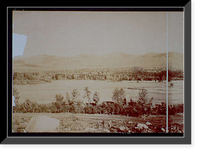 Historic Framed Print, Presidential Range and Crawford Notch from Mt. Pleasant Golf Links, White Mountains - 2,  17-7/8" x 21-7/8"
