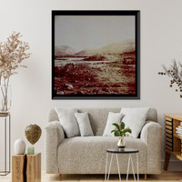 Historic Framed Print, Presidential Range and Crawford Notch from Mt. Pleasant Golf Links, White Mountains - 6,  17-7/8" x 21-7/8"