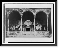 Historic Framed Print, Chavanne's Muses welcoming the genius of enlightenment, Boston Library,  17-7/8" x 21-7/8"