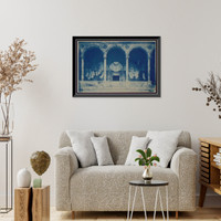 Chavanne's Muses welcoming the genius of enlightenment, Boston Library, Vintage Wall Art