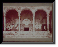 Historic Framed Print, Chavanne's Muses welcoming the genius of enlightenment, Boston Library - 2,  17-7/8" x 21-7/8"