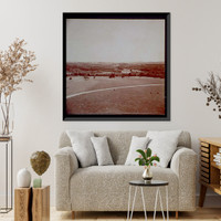 Historic Framed Print, The White Mountains from Poland Springs - 4,  17-7/8" x 21-7/8"