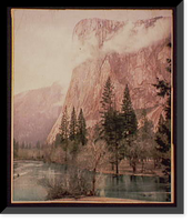 Historic Framed Print, California, El Capitan, Yosemite Valley,  17-7/8" x 21-7/8"