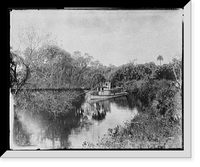 Historic Framed Print, Sebastian Creek, near Indian River, Florida,  17-7/8" x 21-7/8"