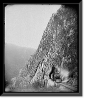 Historic Framed Print, Tunnel no. 7", Temasopa [i.e. Tamasopa] Canon, Mexico" - 2,  17-7/8" x 21-7/8"