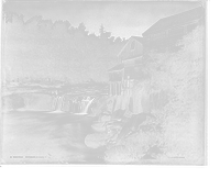 Historic Framed Print, Ohio Pyle, Pittsburg Division,  17-7/8" x 21-7/8"