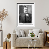 Historic Framed Print, Owen Wister,  17-7/8" x 21-7/8"