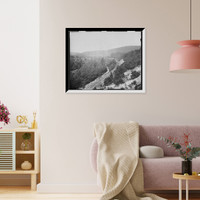 Historic Framed Print, Horseshoe Curve, up Jacob's [i.e., Jack's] Mountain, Penna. - 2,  17-7/8" x 21-7/8"