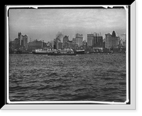 Historic Framed Print, New York City skyline - 5,  17-7/8" x 21-7/8"