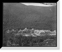 Profile House and cottages from Eagle Ledge, White Mountains, Vintage Wall Art
