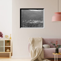 Profile House and cottages from Eagle Ledge, White Mountains, Vintage Wall Art