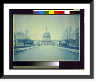 Historic Framed Print, The Capitol at Washington - 7,  17-7/8" x 21-7/8"