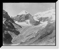 Historic Framed Print, Mt. Lefroy and Victoria Glacier, Lake Louise and vicinity - 2,  17-7/8" x 21-7/8" Historic Framed Print, Mt. Lefroy and Victoria Glacier, Lake Louise and vicinity - 2,  17-7/8" x 21-7/8"