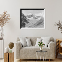 Historic Framed Print, Mt. Lefroy and Victoria Glacier, Lake Louise and vicinity - 2,  17-7/8" x 21-7/8" Historic Framed Print, Mt. Lefroy and Victoria Glacier, Lake Louise and vicinity - 2,  17-7/8" x 21-7/8"
