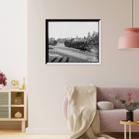 Engines 4704 and 4051 of the L.S. and M.S. railroad Classic, Vintage Wall Art