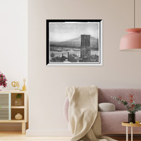 Historic Framed Print, [Brooklyn Bridge, New York, N.Y.] - 7,  17-7/8" x 21-7/8"
