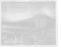 Historic Framed Print, [Brooklyn Bridge, New York, N.Y.] - 7,  17-7/8" x 21-7/8"