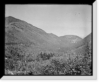Historic Framed Print, Crawford Notch from Willey Station, White Mountains - 2,  17-7/8" x 21-7/8"