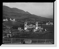 Columbia Gardens amusement park, Butte, Montana, with mountains in background - 3, Vintage Wall Art