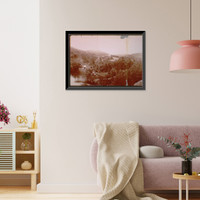 Historic Framed Print, Horseshoe Curve up Jack's Mountain, Penn. - 2,  17-7/8" x 21-7/8"