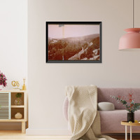 Historic Framed Print, Horseshoe Curve up Jack's Mountain, Penn. - 3,  17-7/8" x 21-7/8"