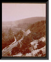 Historic Framed Print, Horseshoe Curve up Jack's Mountain, Penn. - 4,  17-7/8" x 21-7/8"