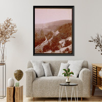 Historic Framed Print, Horseshoe Curve up Jack's Mountain, Penn. - 4,  17-7/8" x 21-7/8"