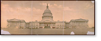 Historic Framed Print, The Capitol at Washington - 13,  17-7/8" x 21-7/8"