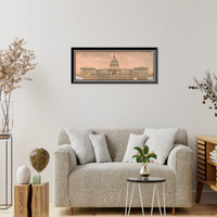 Historic Framed Print, The Capitol at Washington - 13,  17-7/8" x 21-7/8"