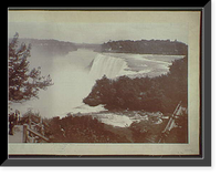 Historic Framed Print, The American Falls and Clifton House - 3,  17-7/8" x 21-7/8"