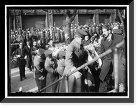 Historic Framed Print, CRUZ, SENOR DON ANIBAL. AMBASSADOR FOR CHILE. HIS FUNERAL AT ST. PATRICK'S CHURCH. CASKET,  17-7/8" x 21-7/8"