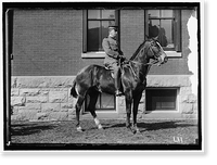 FOSTER, VICTOR S. LT. 15TH CAV., U.S.A., AT FORT MYER, ON 'ACE OF DIAMONDS', Antique Poster