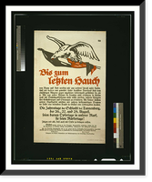Bis zum letzten Hauch. Bernhard. Classic, Historic Print