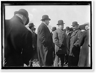 Historic Framed Print, CURTISS AIRPLANE. TESTS OF CURTISS PLANE FOR ARMY. SECRETARY OF WAR DICKINSON AND GEN. WOOD - 2,  17-7/8" x 21-7/8"