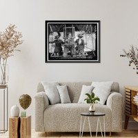 Historic Framed Print, JANNUS, ANTHONY. FLIGHTS AND TESTS OF REX SMITH PLANE FLOWN BY JANNUS. MISS LAURA MERRIAM IN PLANE WITH JANNUS - 2,  17-7/8" x 21-7/8"