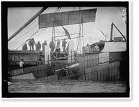 Historic Framed Print, JANNUS, ANTHONY. FLIGHTS AND TESTS OF REX SMITH PLANE FLOWN BY JANNUS. FLIGHTS OF PLANE - 3,  17-7/8" x 21-7/8"