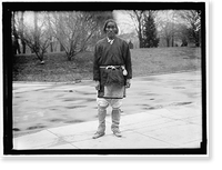 Historic Framed Print, INDIANS, AMERICAN. CHIEF YUKEOMA - 2,  17-7/8" x 21-7/8"