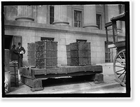 Historic Framed Print, PACKING TRUNKS - 2,  17-7/8" x 21-7/8"