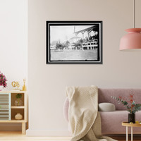 Historic Framed Print, HORSE SHOWS. JOHN ROLL McLEAN ENTRIES,  17-7/8" x 21-7/8"