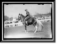 Historic Framed Print, HORSE SHOWS. CHILDREN AND PONIES,  17-7/8" x 21-7/8"