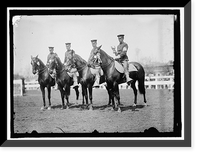 Historic Framed Print, HORSE SHOWS. U.S. CAVALRY,  17-7/8" x 21-7/8"