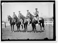 Historic Framed Print, HORSE SHOWS. U.S. CAVALRY,  17-7/8" x 21-7/8"