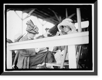 Historic Framed Print, HORSE SHOWS. MRS. LONGWORTH; MISS MARY SUTHERLAND,  17-7/8" x 21-7/8"