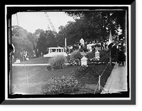 Historic Framed Print, L'ENFANT, PIERRE. MAJOR OF FRANCE. DEDICATION OF TOMB AND MEMORIAL AT ARLINGTON, APRIL 28, 1909 - 2,  17-7/8" x 21-7/8"