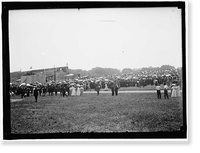 MILITARY FIELD MASS BY HOLY NAME SOC. OF ROMAN CATHOLIC CHURCH. GENERAL VIEW - 4, Vintage Wall Art