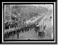 Historic Framed Print, SCHLEY, WINFIELD SCOTT, REAR ADMIRAL, U.S.N. FUNERAL, ST. JOHN'S CHURCH. PROCESSION,  17-7/8" x 21-7/8"