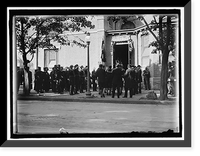 Historic Framed Print, SCHLEY, WINFIELD SCOTT, REAR ADMIRAL, U.S.N. FUNERAL, ST. JOHN'S CHURCH. PALLBEARERS,  17-7/8" x 21-7/8"