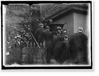 Historic Framed Print, HARLAN, JOHN MARSHALL. ASSOCIATE JUSTICE, U.S. SUPREME COURT, 1877-1910. FUNERAL AT NEW YORK AVENUE PRESBYTERIAN CHURCH. CASKET,  17-7/8" x 21-7/8"