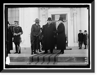 Historic Framed Print, BADEN-POWELL, SIR ROBERT, [WILLIAM H. TAFT], BUTT, ARCHIBALD WILLINGHAM FOUNDER OF BOY SCOUTS [WITH TAFT],  17-7/8" x 21-7/8"